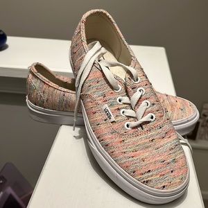 Vans. Multicolor. Size 7. Worn once.